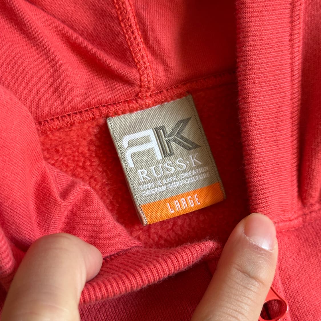 Russ K cotton hoodie zip-up jacket 상품이미지8