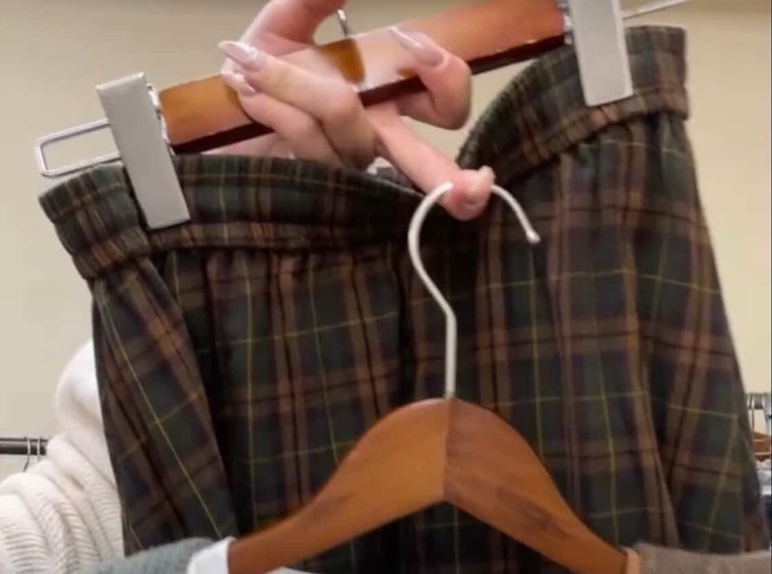 그린 체크 너드모리set + 핑크화이트페어리 set 상품이미지1