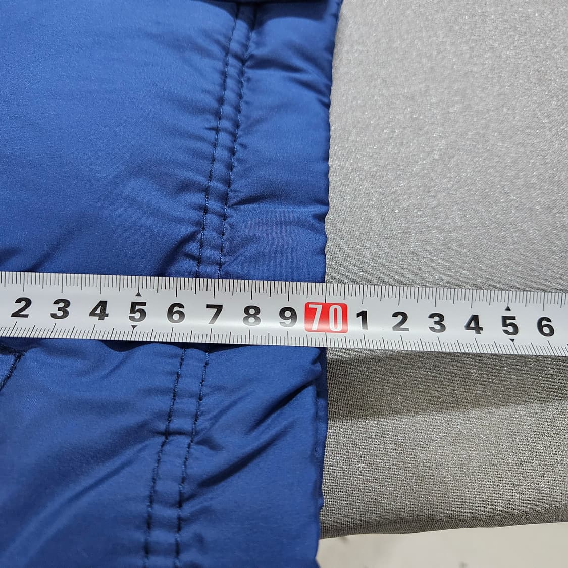 새상품 M 아베크롬비 덕다운 패딩 블루 상품이미지7