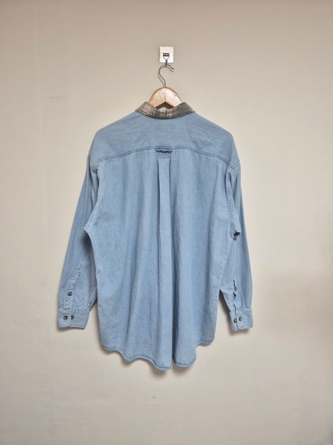 칼하트Carhartt 카라 배색 데님 셔츠 L사이즈 - S267 상품이미지2