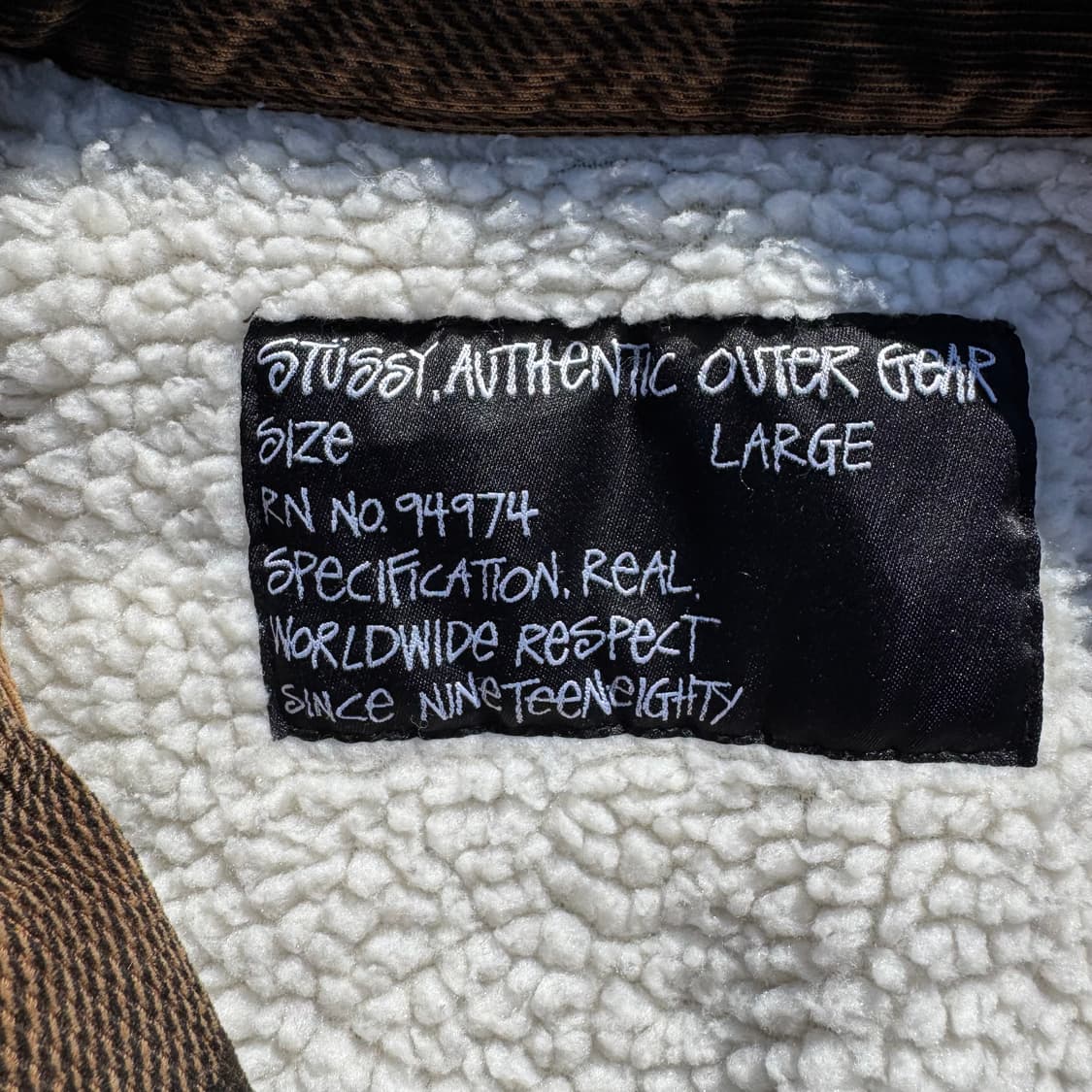 [L~XL] Stussy 스투시 체크 쉐르파 셔츠 자켓 상품이미지9