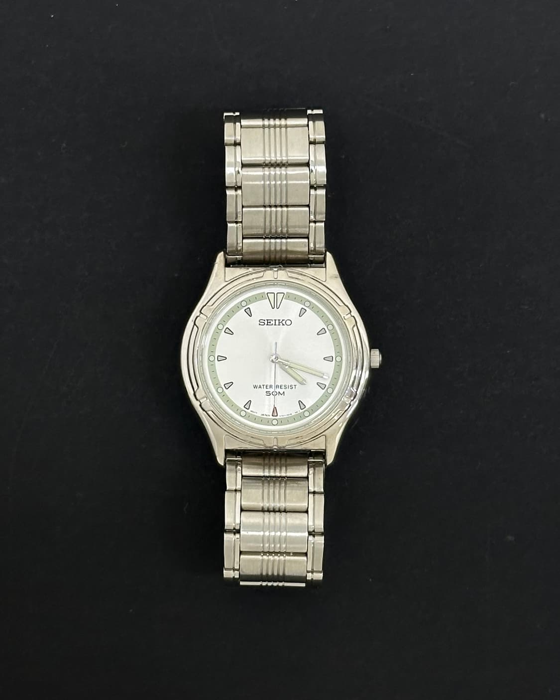 세이코 라운드 쿼츠 시계 상품이미지2