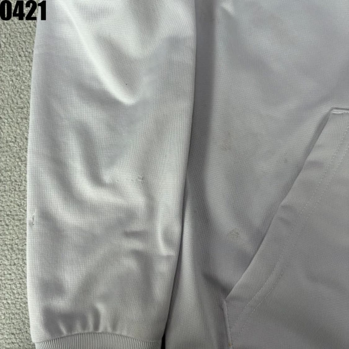 아디다스 삼선 트랙탑 져지 집업 화이트 150 상품이미지6