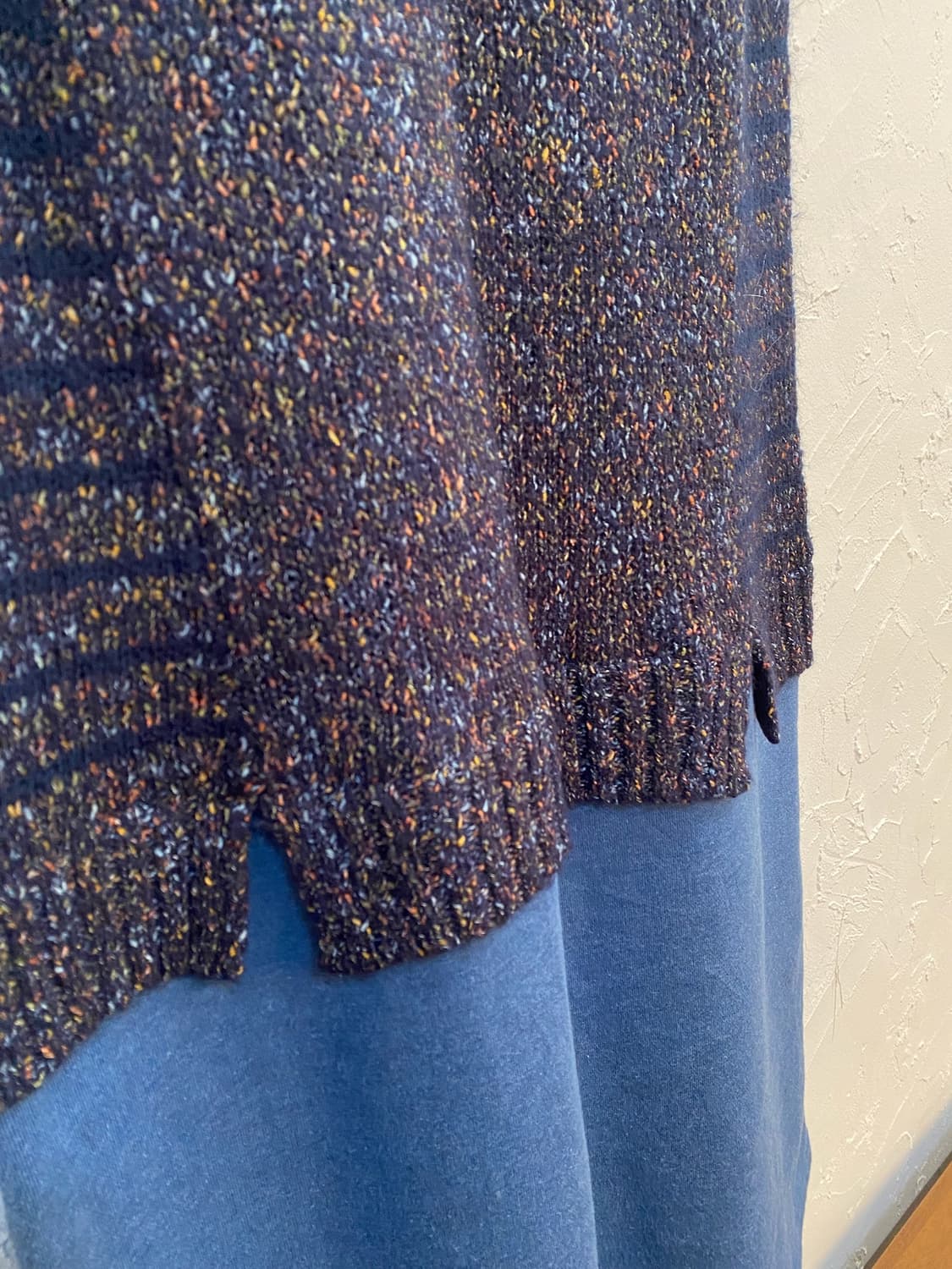 니트 코튼 텍스처 원피스 상품이미지4