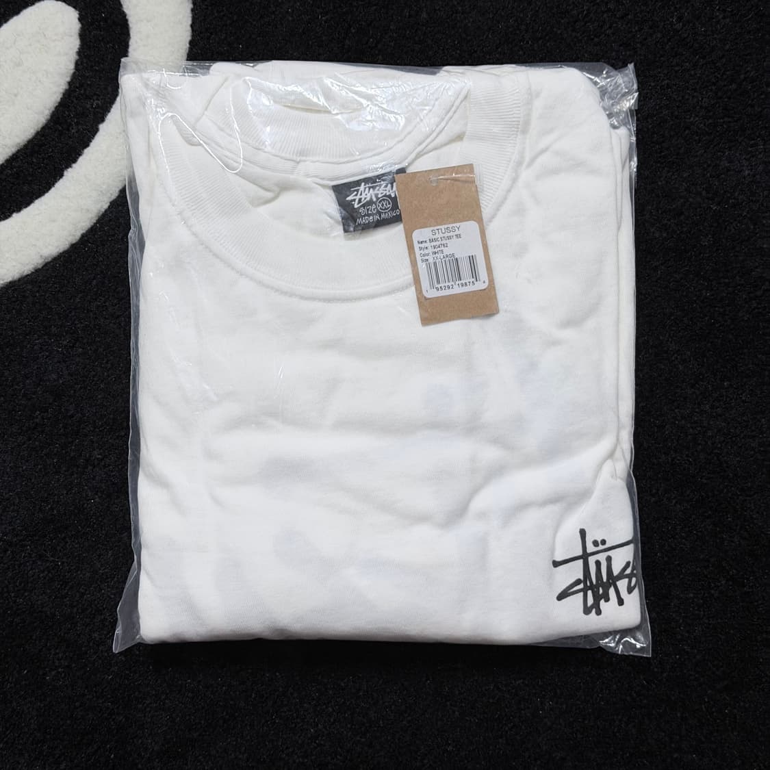(2XL) 스투시 베이직 로고 티셔츠 새상품 상품이미지1