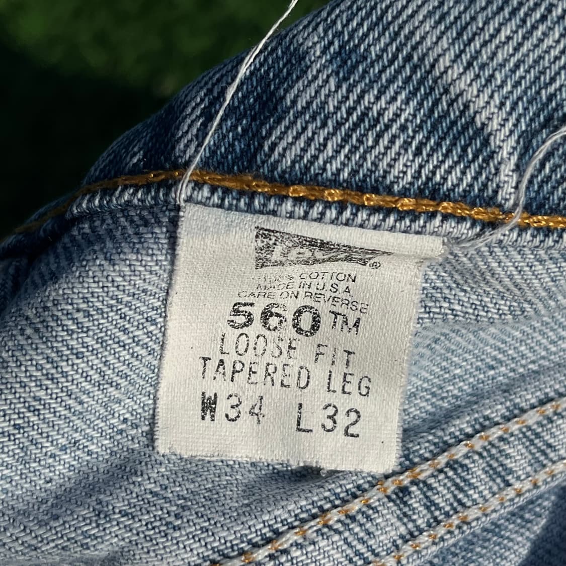 (USA) 90.s 리바이스 560 빈티지 (실측확인) 상품이미지3