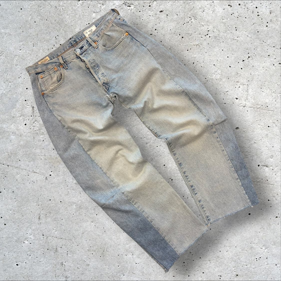 [32] 리바이스 x 올리언스 스토어 501 투톤 데님 팬츠 D403 상품이미지2
