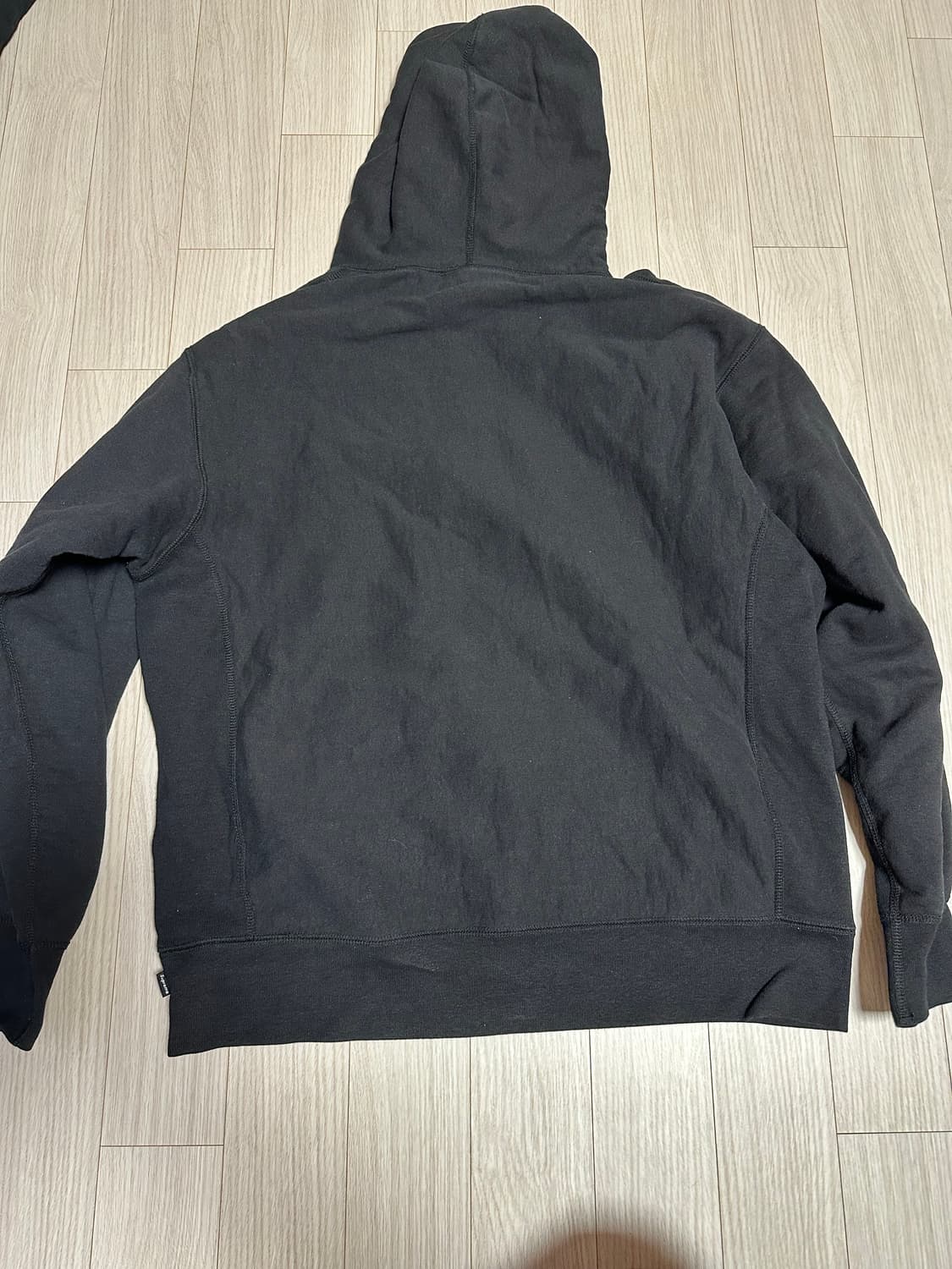 (L) 20FW 슈프림 S 로고 후드티 블랙 상품이미지2