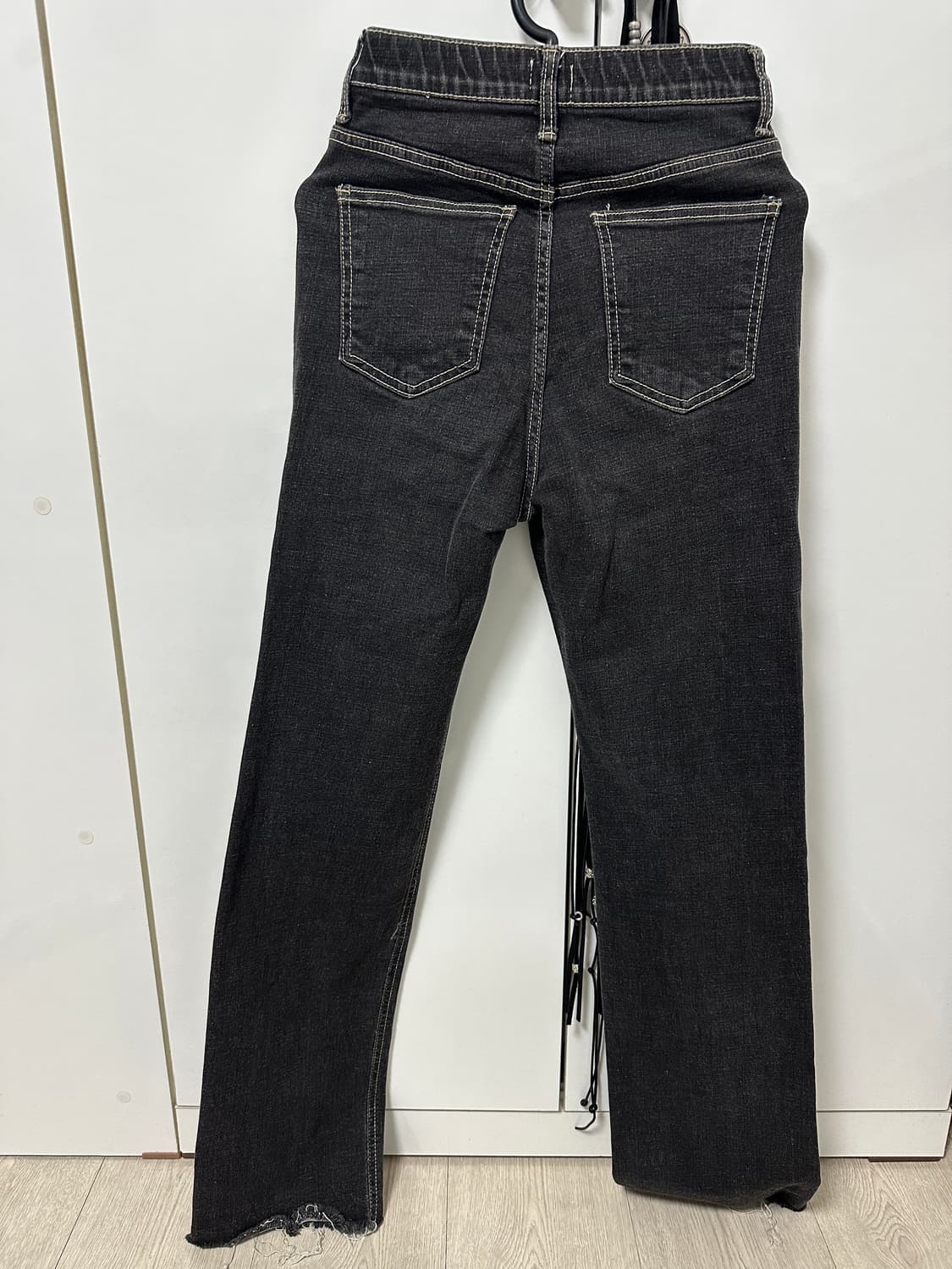 하이웨스트 스판 생지 팬츠 상품이미지3