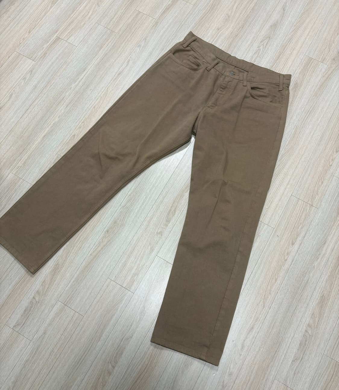 언유즈드 Unused 베이지 데님 팬츠 상품이미지1