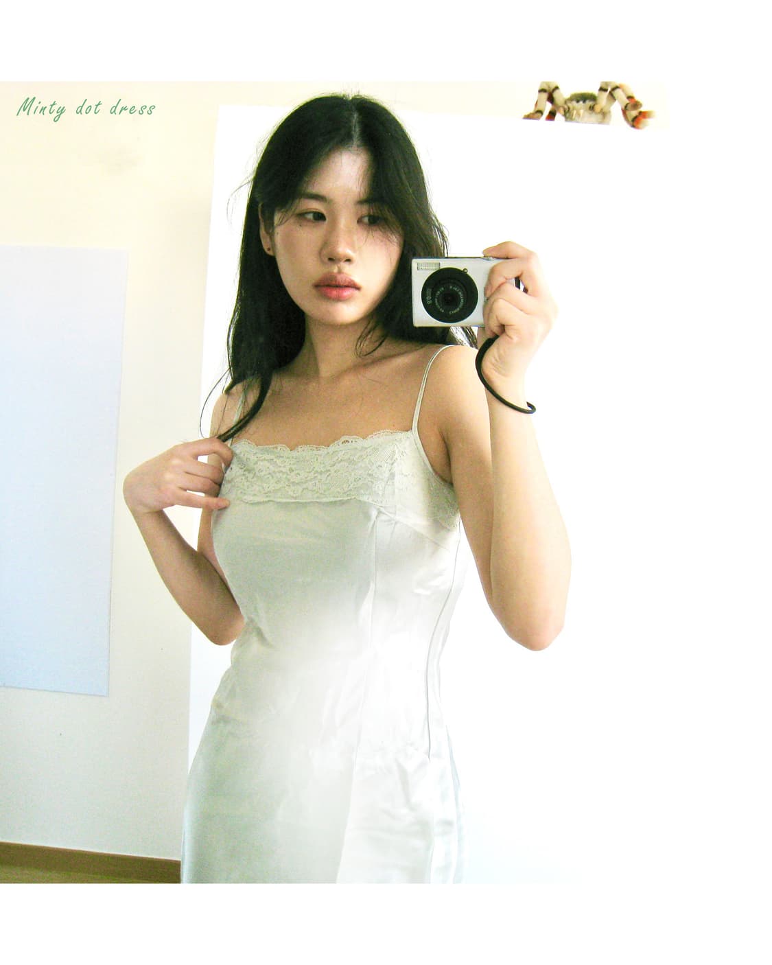 민티 물방울 드레스 🍏 상품이미지3