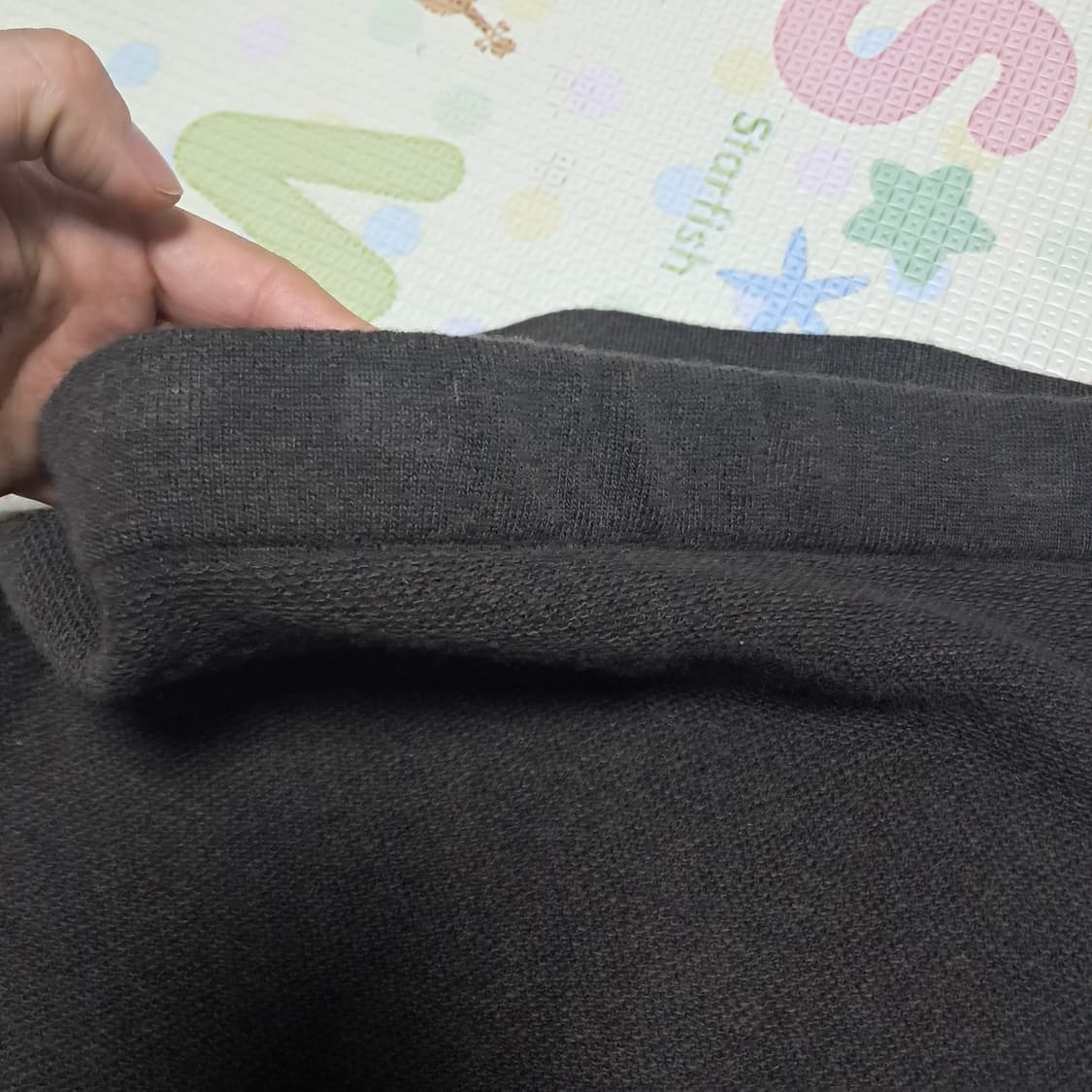 엣지 모 100% 플레어 니트 스커트 S사이즈(약44~55) 상품이미지5