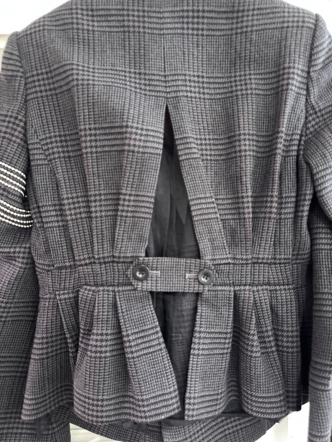 [10 꼬르소 꼬모] 체크 더블 브레스트 자켓 상품이미지6