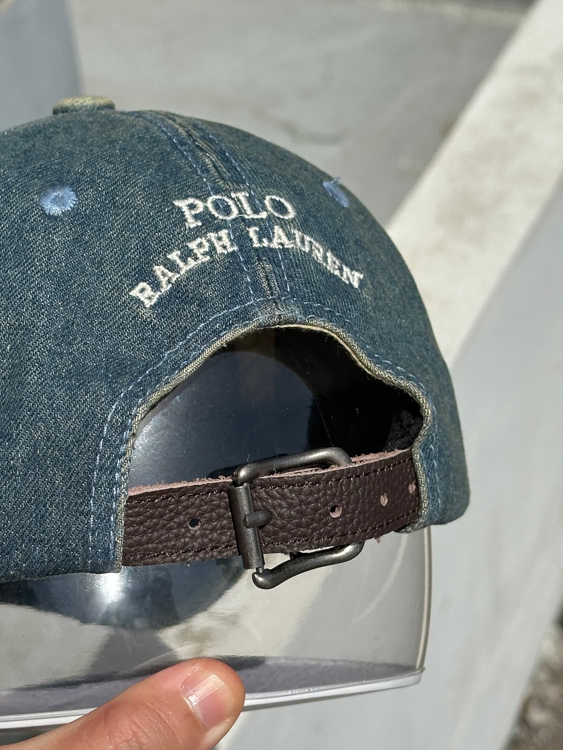 [F] 폴로 랄프로렌 베어 곰돌이 데님 볼캡 모자 상품이미지5