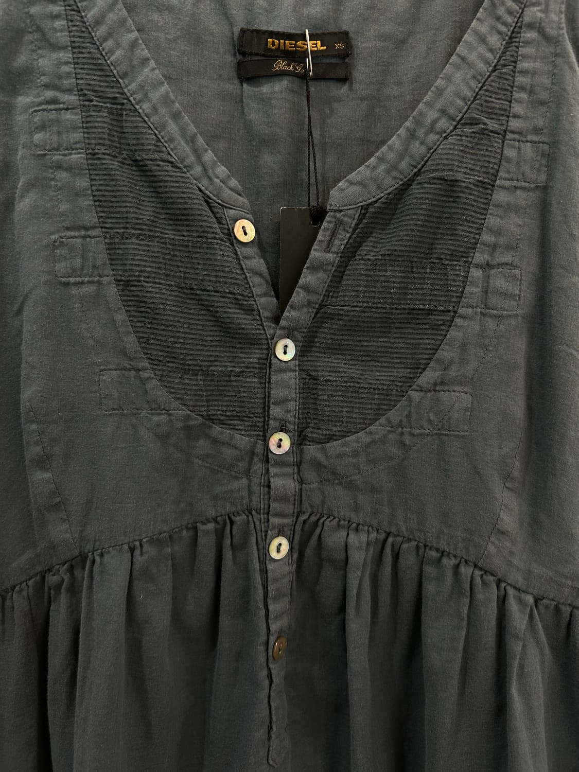 Diesel Indigo Gather Onepiece 상품이미지3