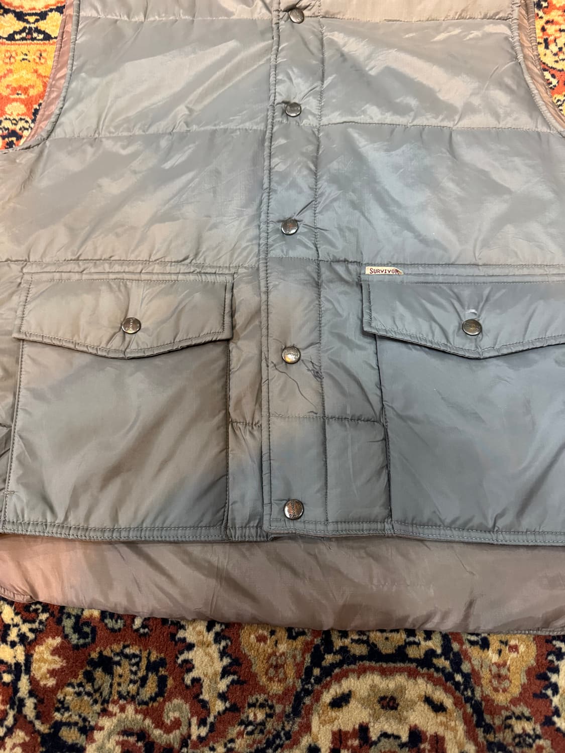 빈티지 패딩 베스트 "L" (507) 상품이미지5