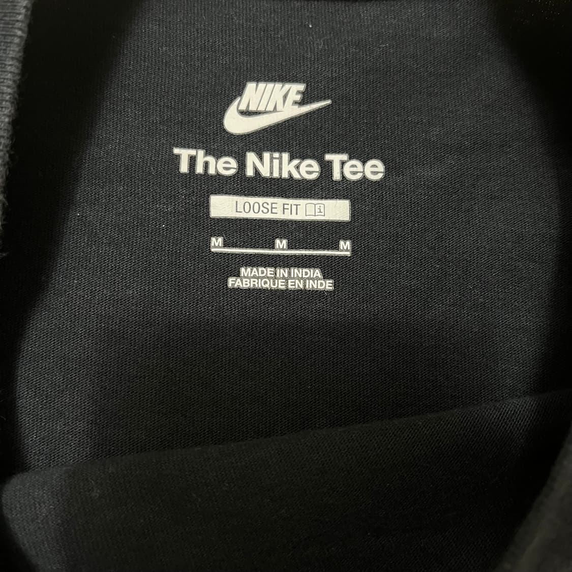 나이키 NIKE 레터링 루즈핏 스우시 반팔티 M/95 상품이미지6