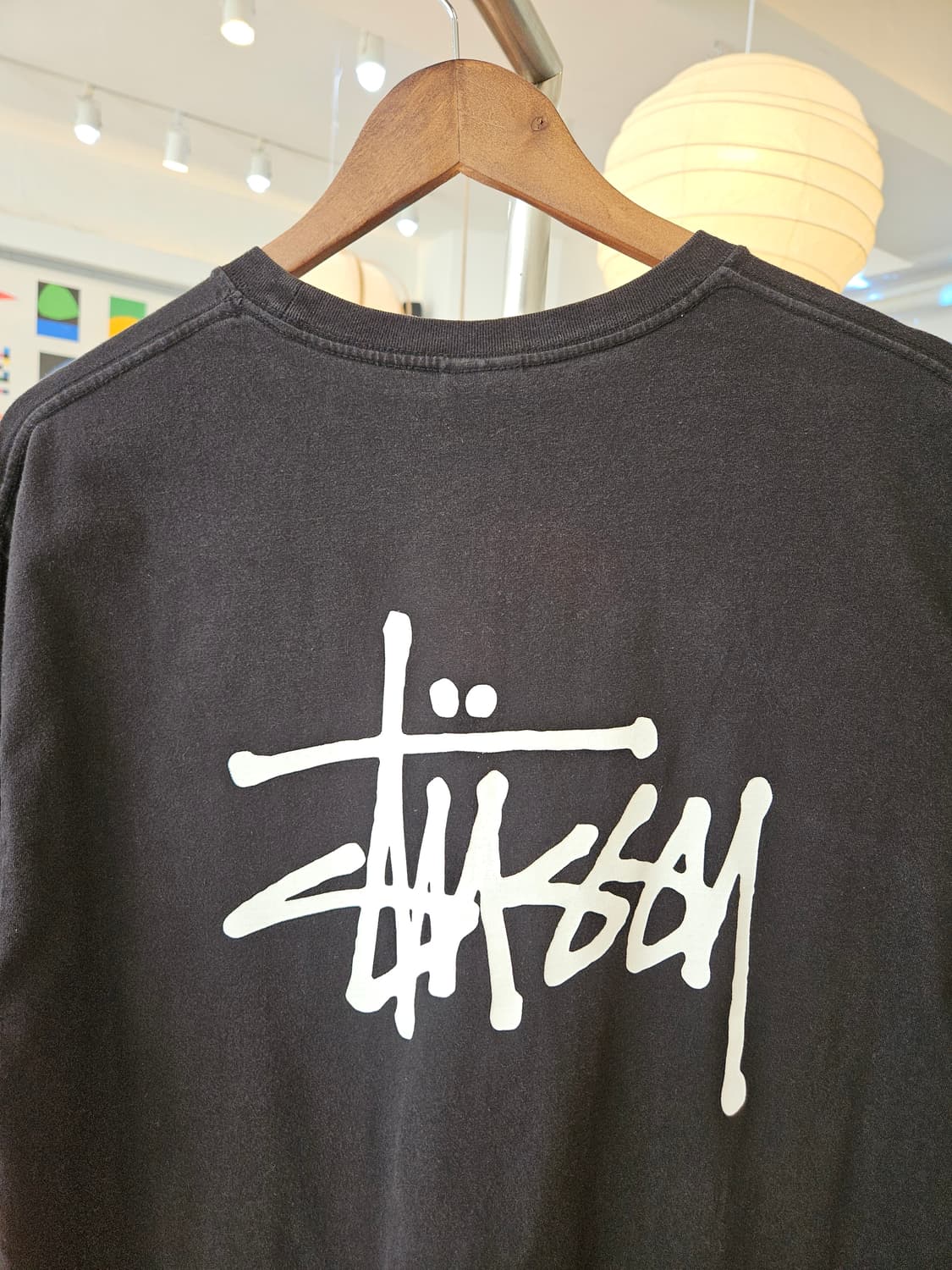 스투시 베이직 로고 티셔츠 상품이미지5