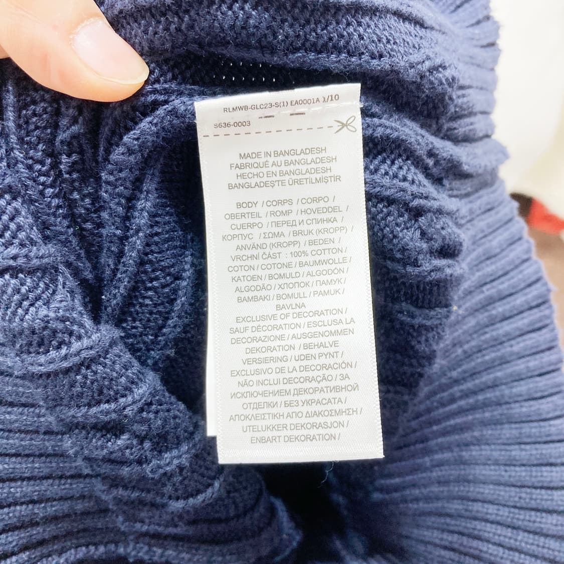 폴로랄프로렌 쥬니어 꽈배기니트 8  상품이미지5