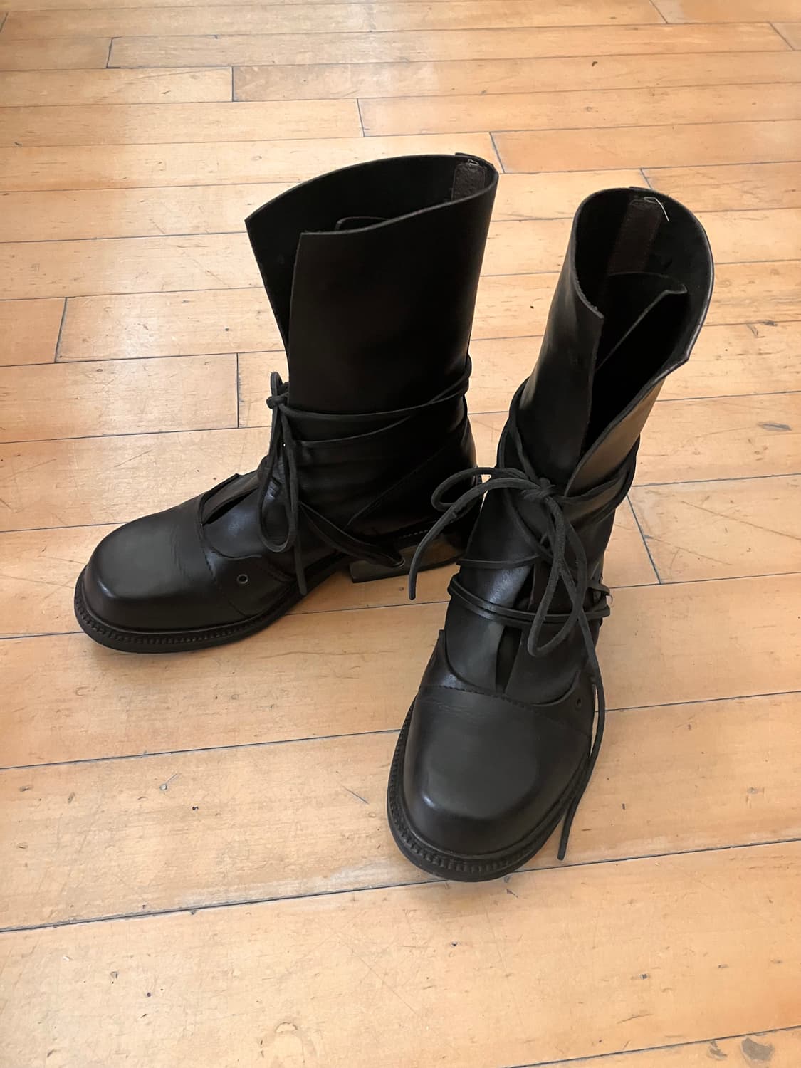 bikkembergs 비캠버그 메탈 레이스 스루 힐 메가 롱부츠 41  상품이미지3