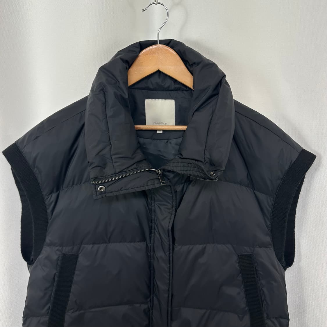 셀렙샵 여자 거위털 패딩조끼 검정 66 상품이미지4