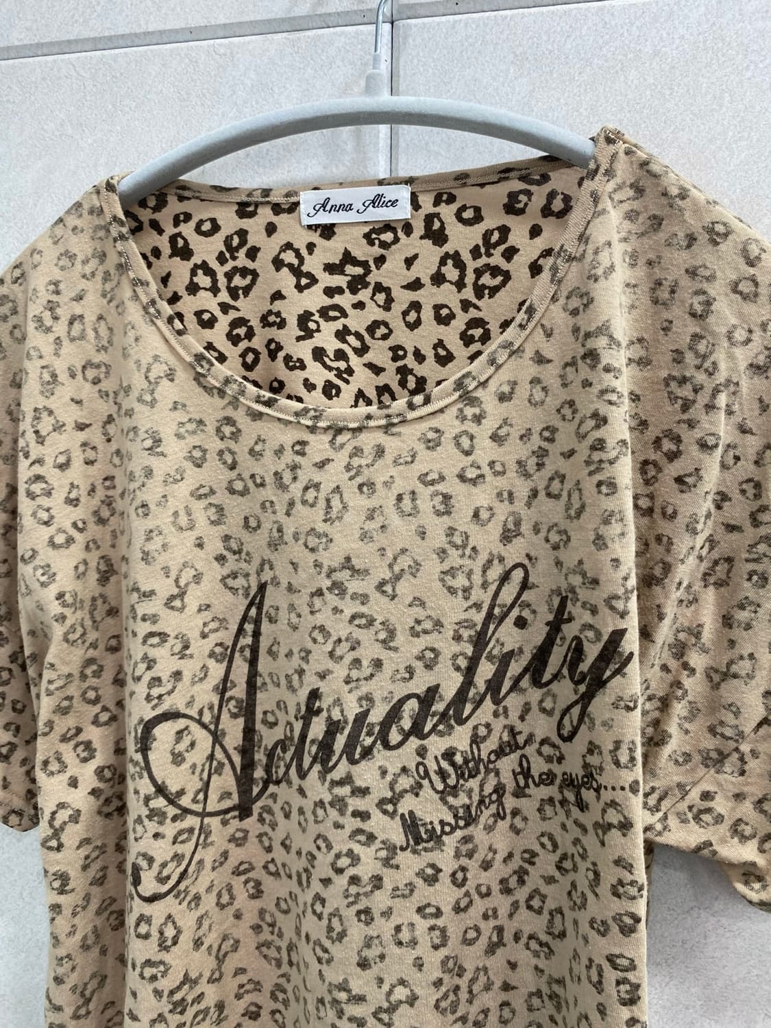 Leopard Print 1/2 Tee 상품이미지4