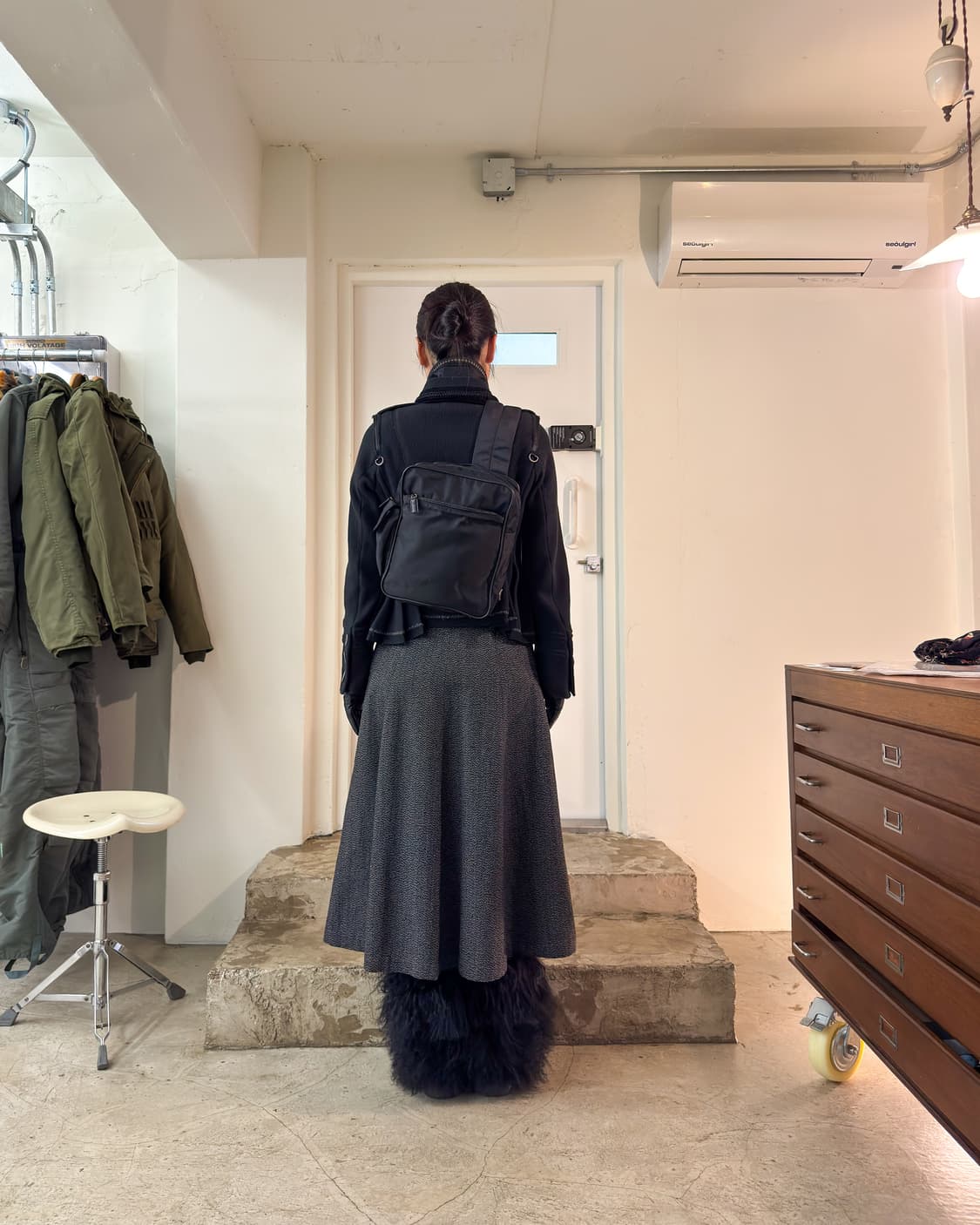 Prada  2000s Zaino In Tessuto Sling bag 상품이미지1