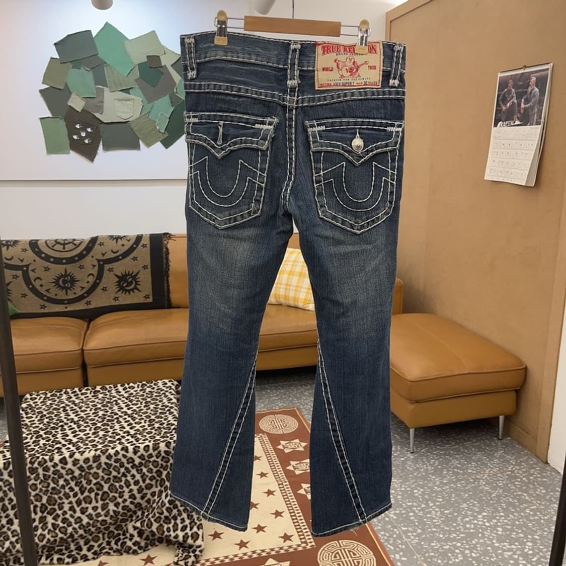 트루릴리젼 조이슈퍼티 세미 부츠컷 데님팬츠 30인치 C08794 상품이미지4