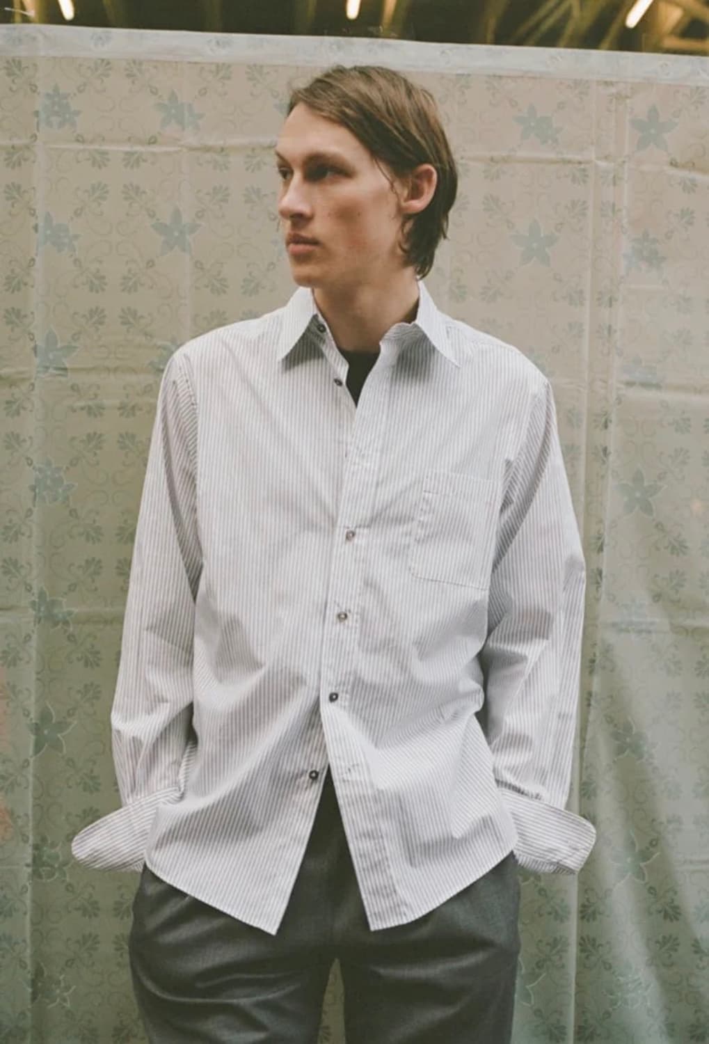 마리암 파운데이션 스트라이프 셔츠 상품이미지1