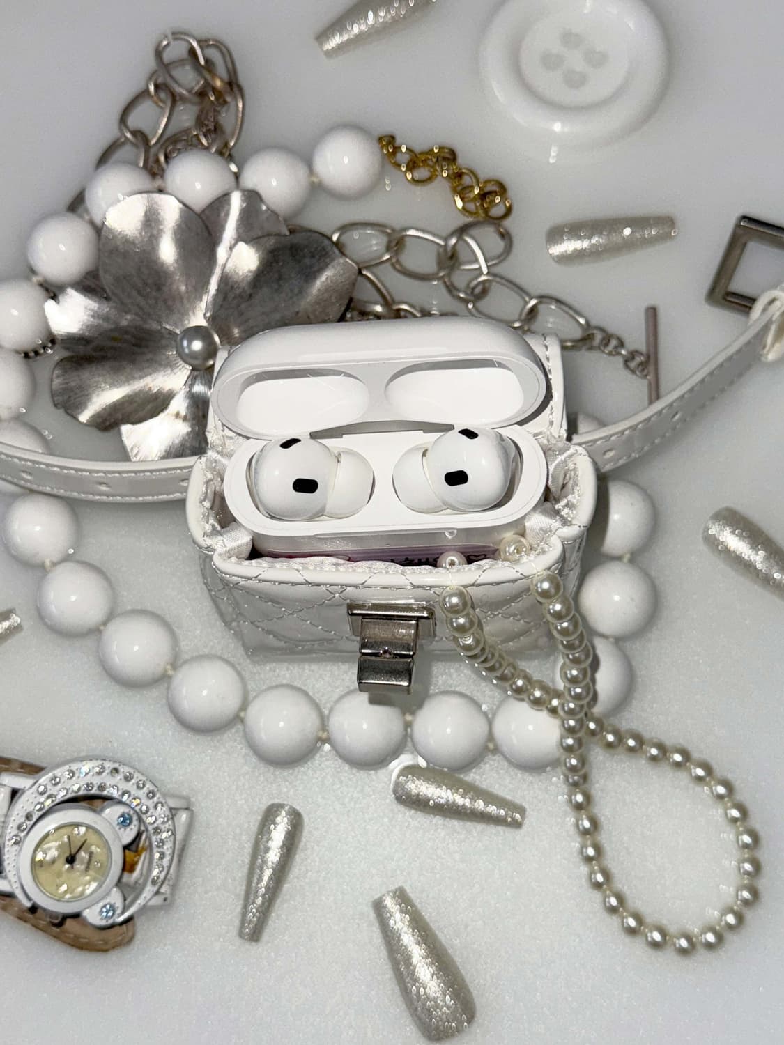 스컬프터 동전지갑 화이트 상품이미지3