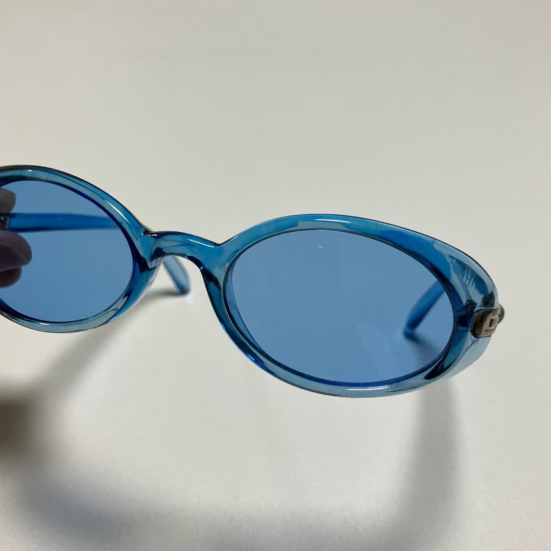 구찌 빈티지 선글라스 Clear Blue 상품이미지7