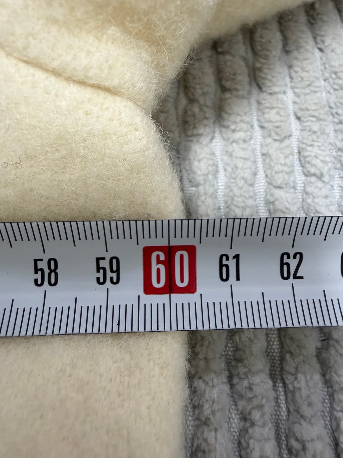 ZELE de ZEAL 80s 아이보리 더블 롱코트  상품이미지6