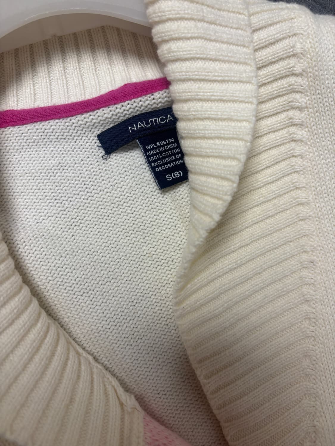 노티카 빈티지 핑크 니트 상품이미지2