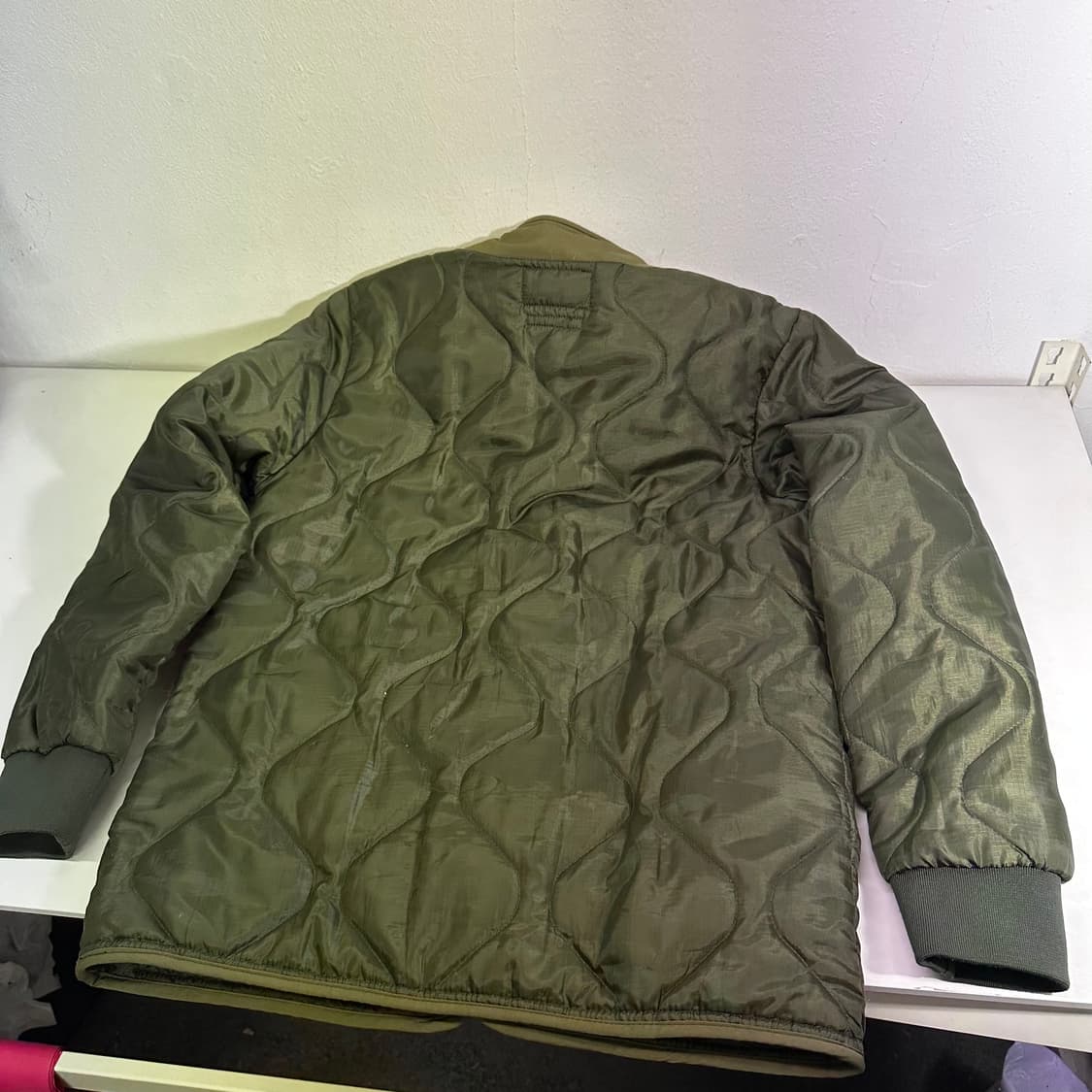 L 프리즘웍스 카키 깔깔이 퀼팅 라이너 자켓 상품이미지4