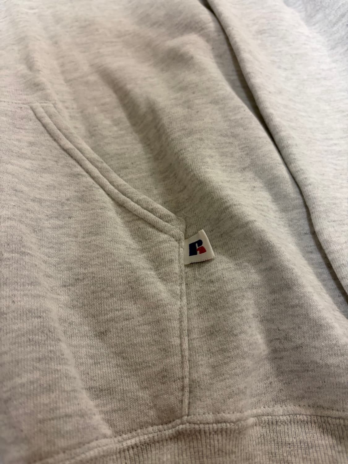 [L] 90s 빈티지 러셀 후드 후디 그레이 russell USA 상품이미지2