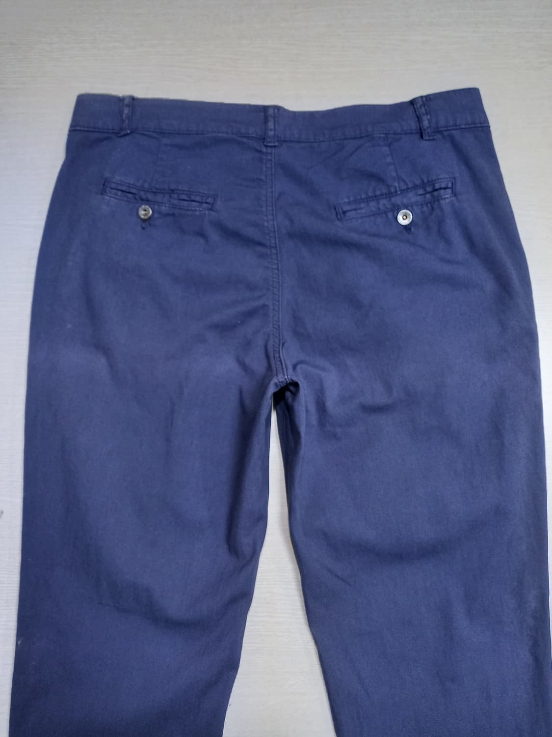 32 BENETTON 투턱 스판 슬림일자 치노 네이비 32-410 상품이미지4