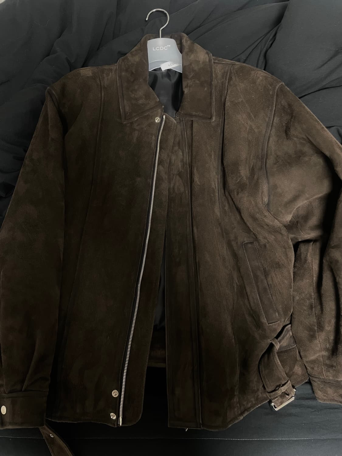 (거의 새상품) lcdc tm 리얼 스웨이드 볼륨 자켓 상품이미지4
