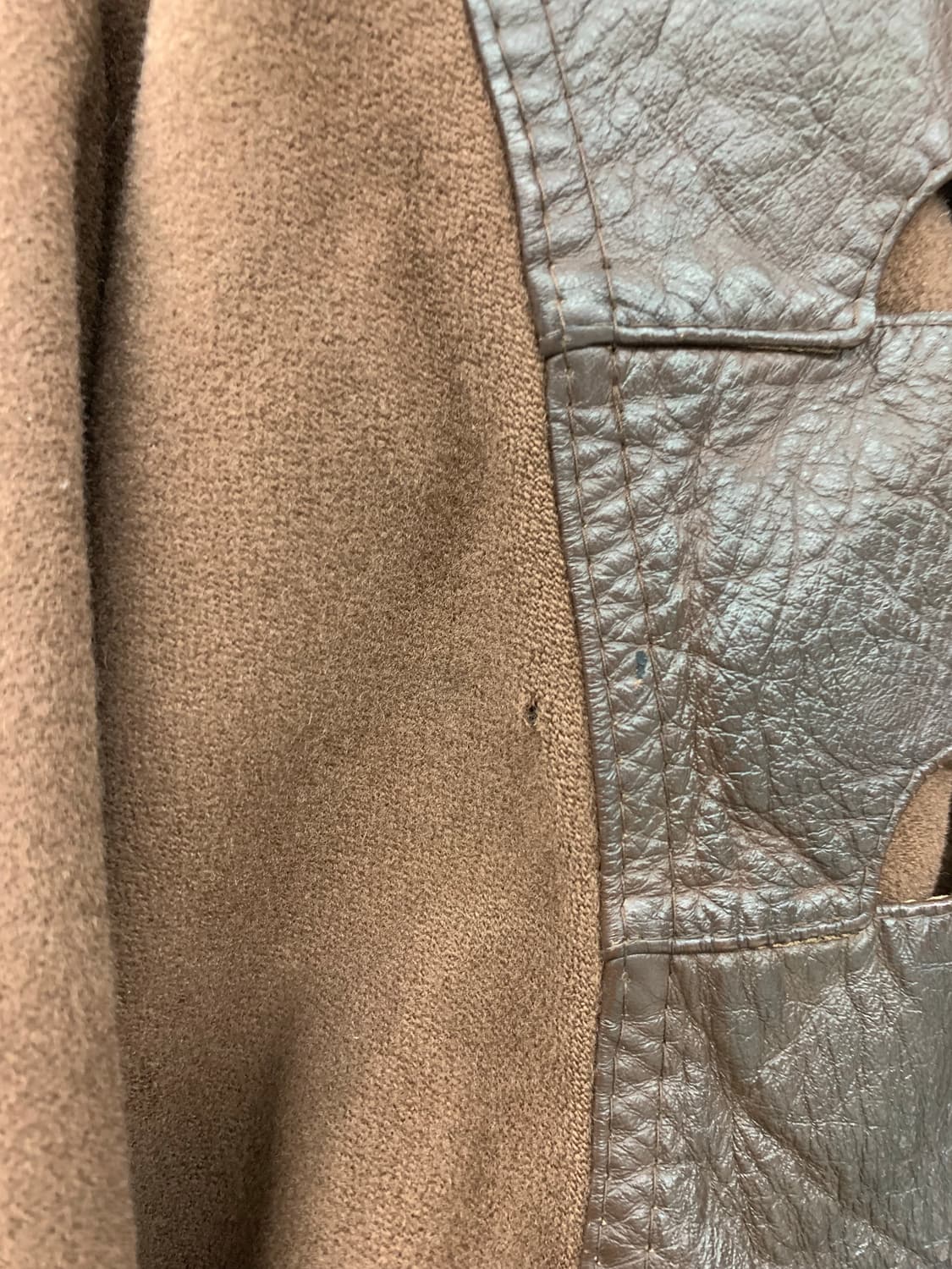 Jp 레더 울 믹스 트렌스폼 봄버 상품이미지8