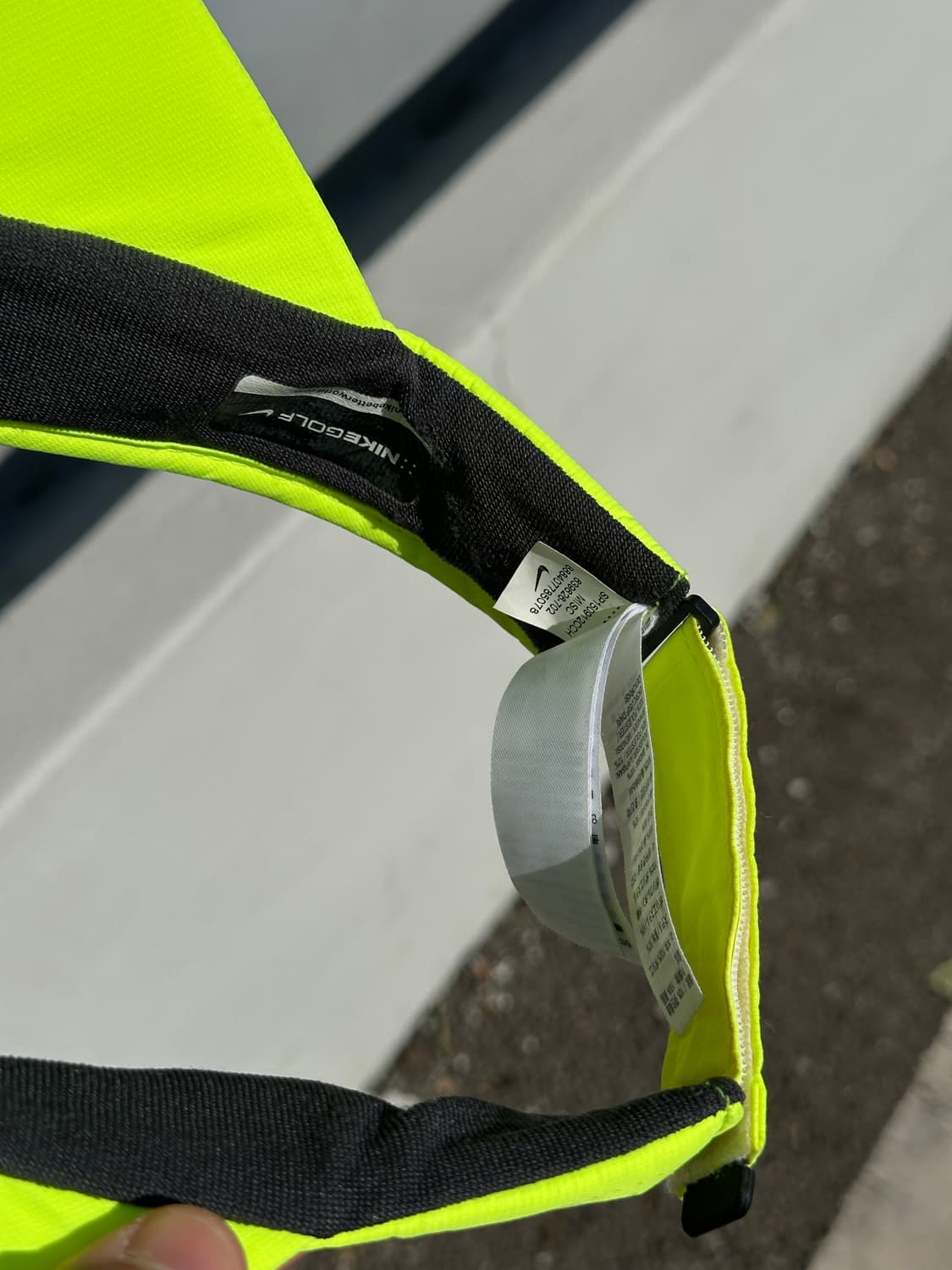 [F] 나이키 로고 야광 썬캡 썬바이저 모자 상품이미지9