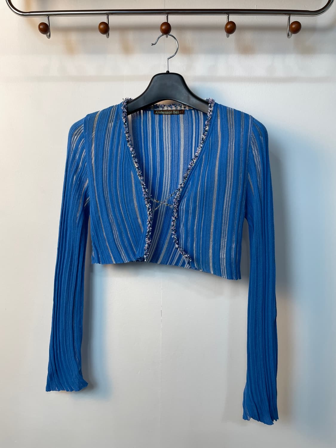 앤더슨 벨 알레나 클리어 스트라이프 가디건  상품이미지1