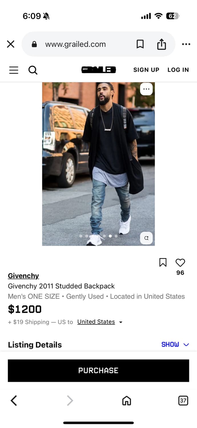 2011 지방시 리카르도티시 스터드 백팩 상품이미지9