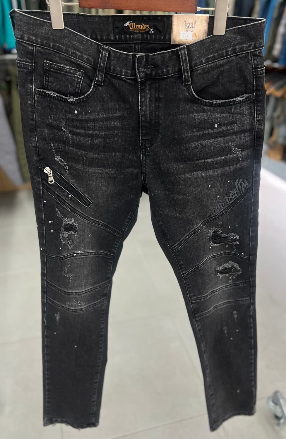 NO.707 유니온 스트레이트 워싱 바이커진  상품이미지6