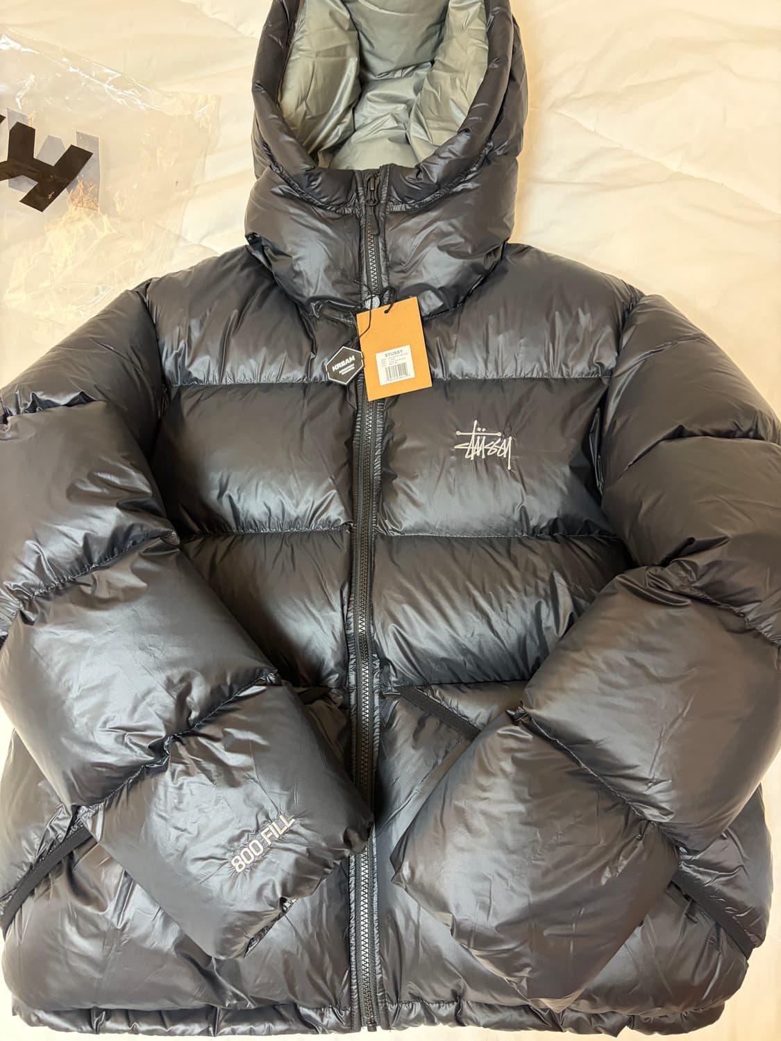 스투시 마이크로 립스탑 팬텀블랙 M사이즈 새상품급 상품이미지1