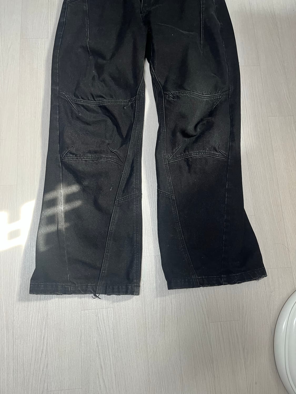 ETCE 커브드 판넬 데님팬츠 L사이즈 상품이미지4