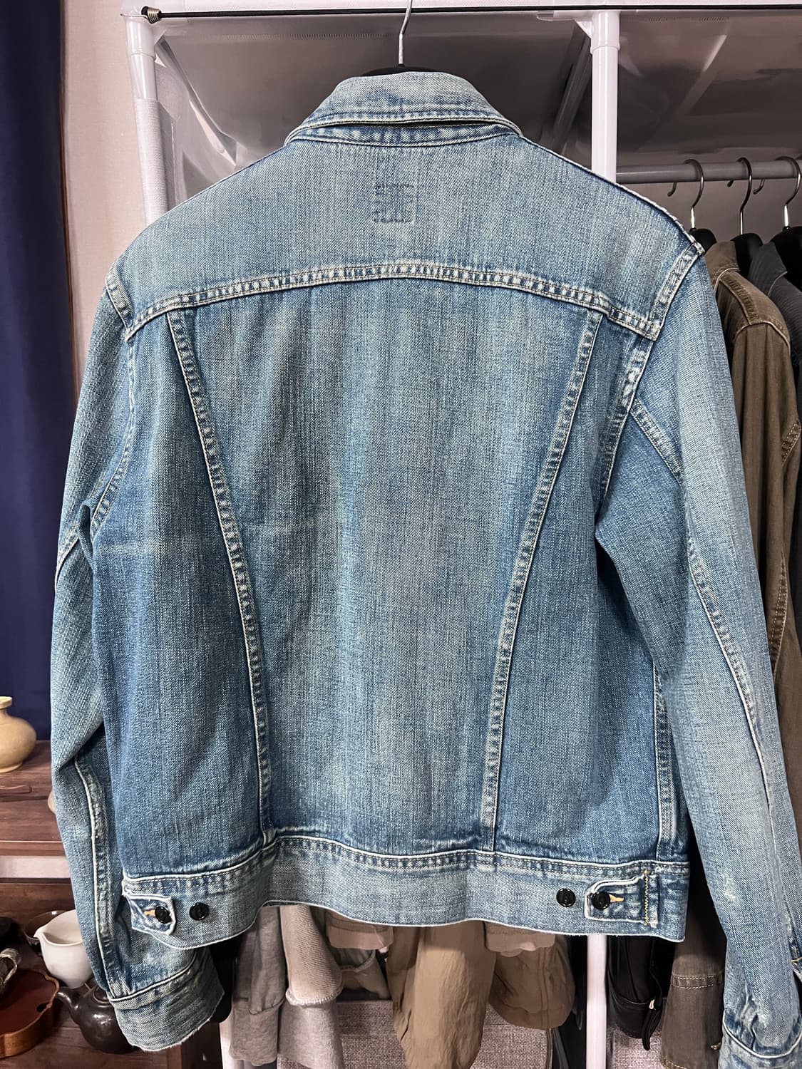 새상품급) Rrl 데님 자켓 m / lot 271 트러커 리랜드 더블알엘 상품이미지2