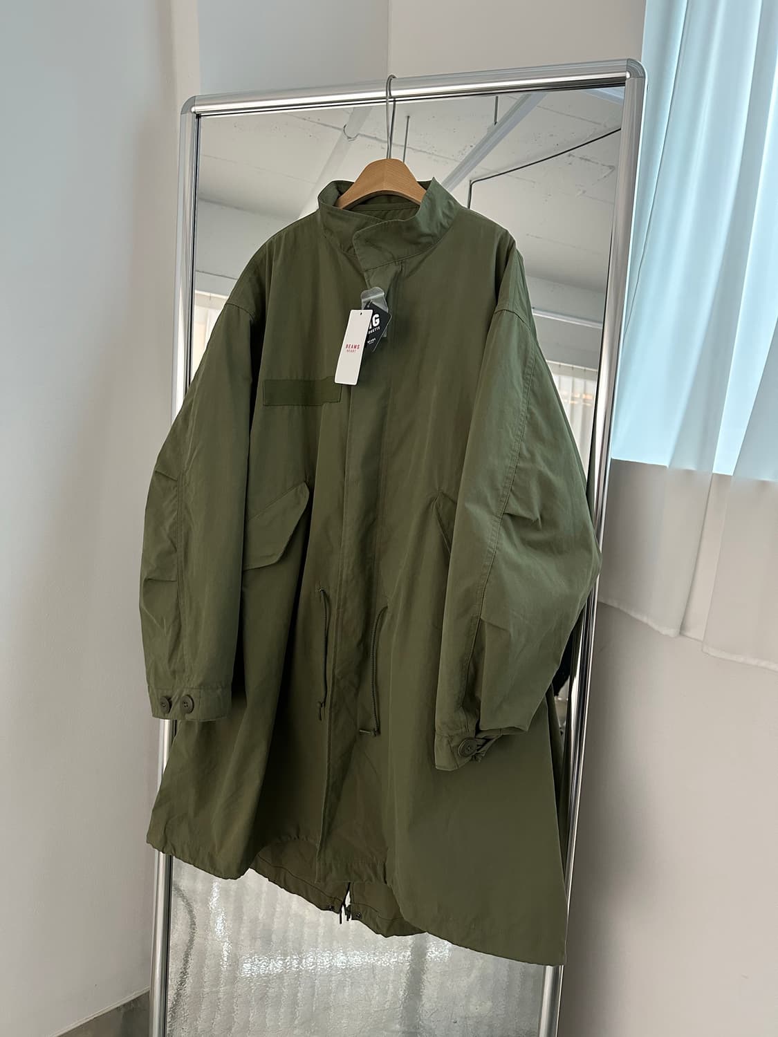 빔즈 M-65 개파카 피쉬테일 야상 모즈코트 라이너 내피 퀼팅 자켓 상품이미지1