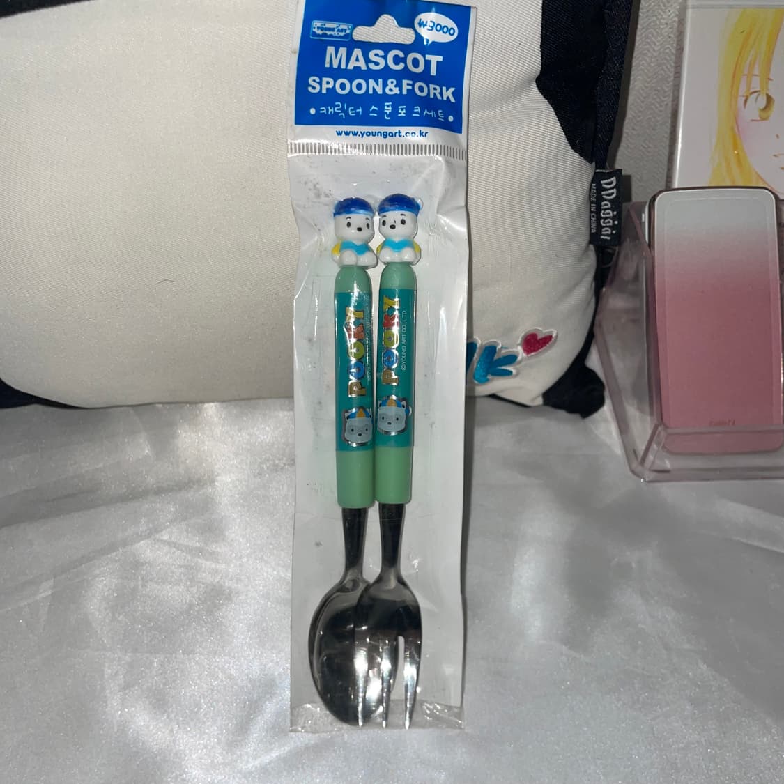 고전 푸키 피규어 스푼 포크 세트 상품이미지1