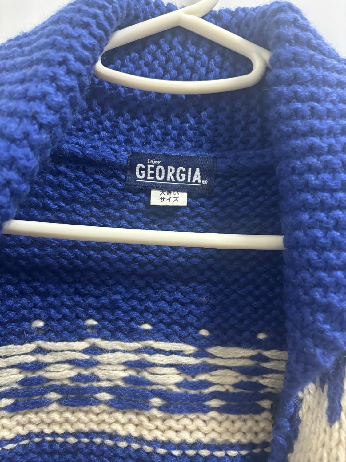 빈티지 겨울 모리걸 노르딕 블루 상품이미지8