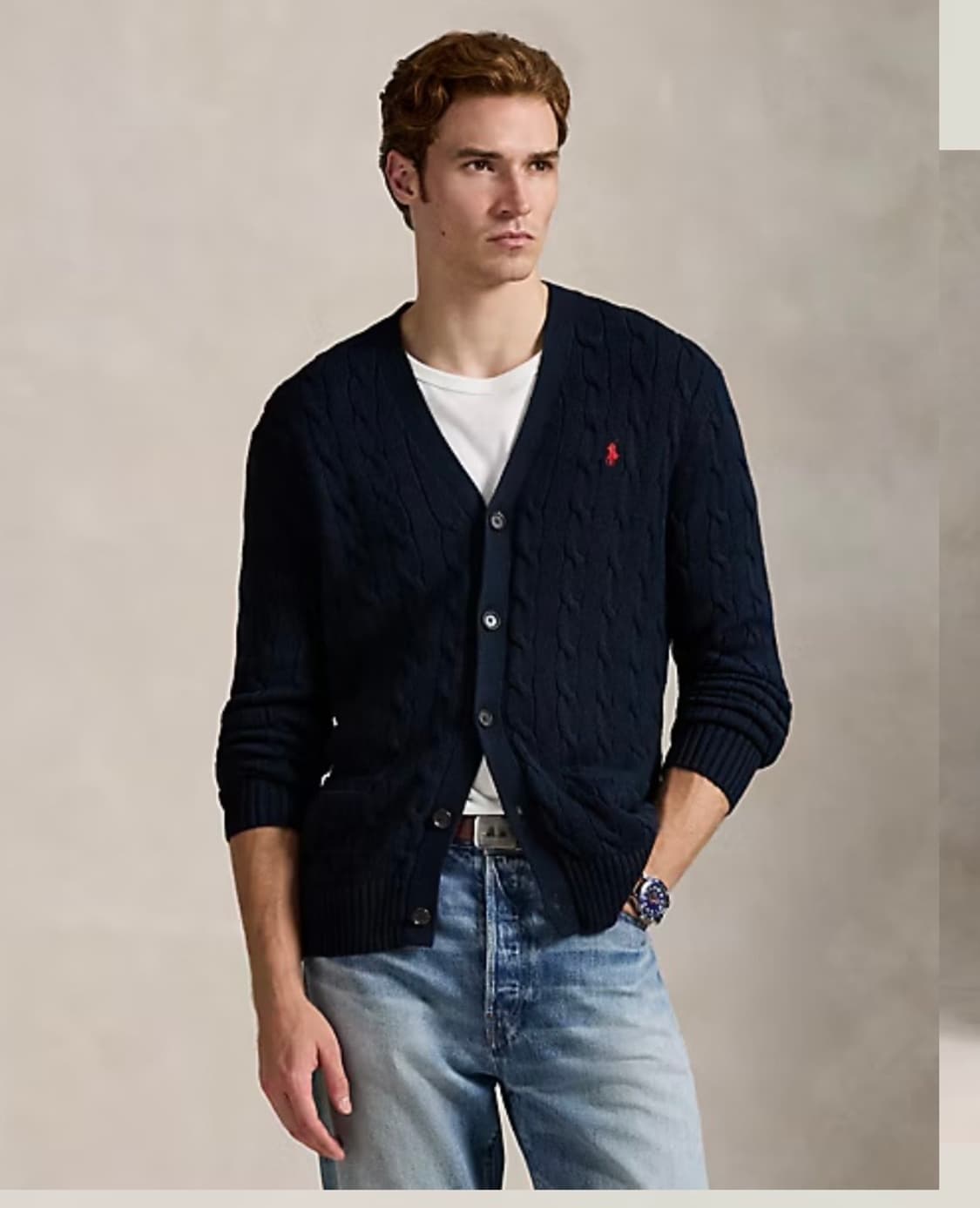 Polo Ralph Lauren 케이블 니트 코튼 가디건  상품이미지1
