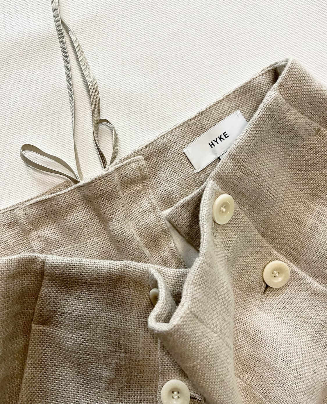 HYKE layered wide trousers 상품이미지7